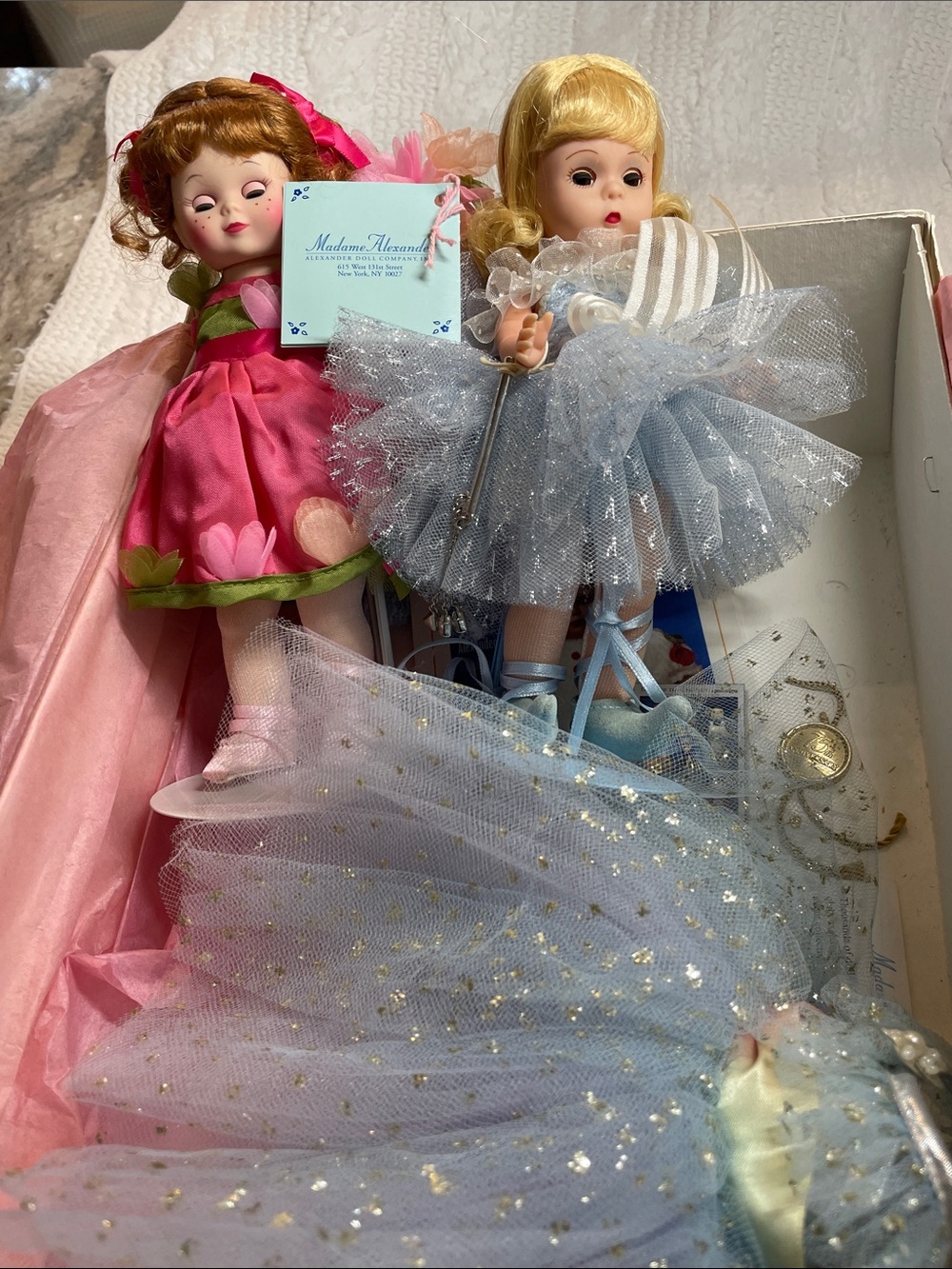Madame Alexander Blue Tulle Ballerina Doll - vintage